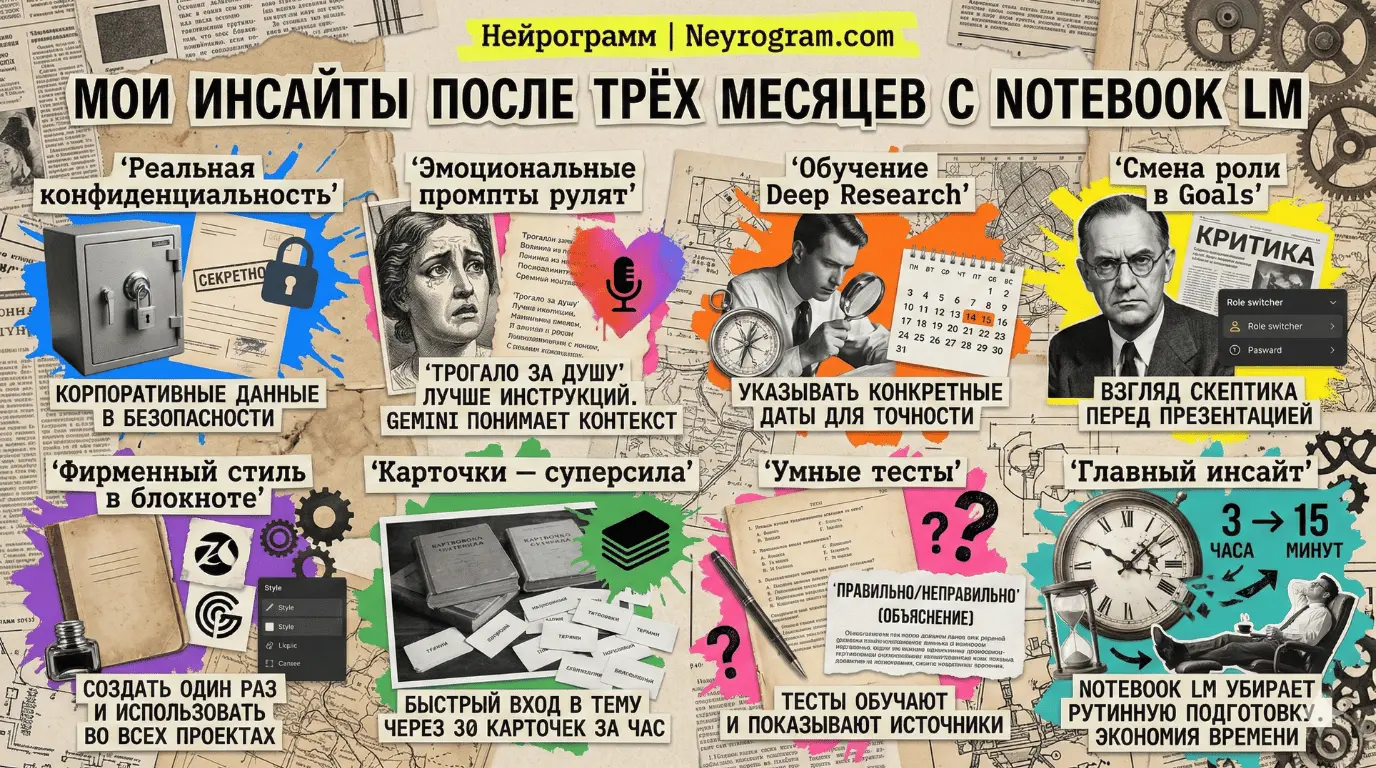 Инсайты после трёх месяцев работы с Notebook LM