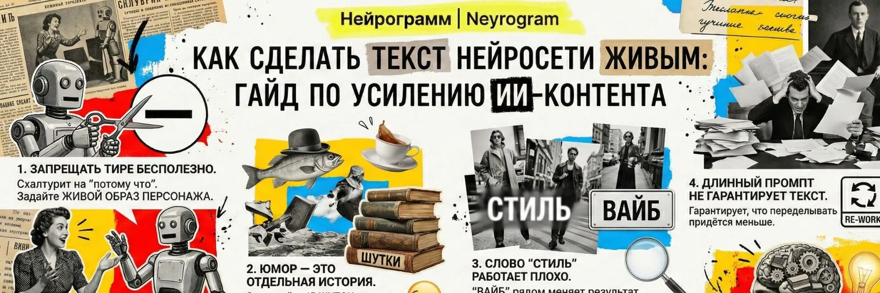 Как сделать текст нейросети живым: гайд по усилению ИИ-контента