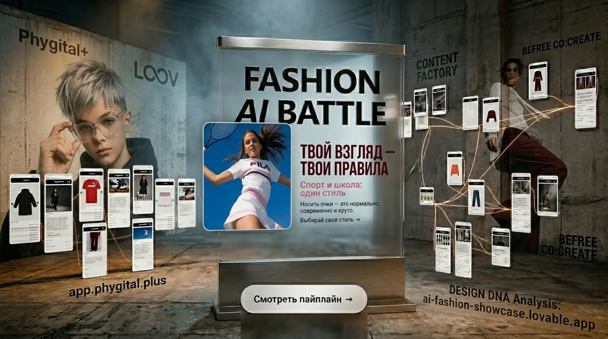 Анализ Phygital+ Fashion AI Battle 2026: автоматизация контента, ДНК брендов Спортмастер и LOOV, масштабирование пайплайнов и авторский стиль в AI-Fashion