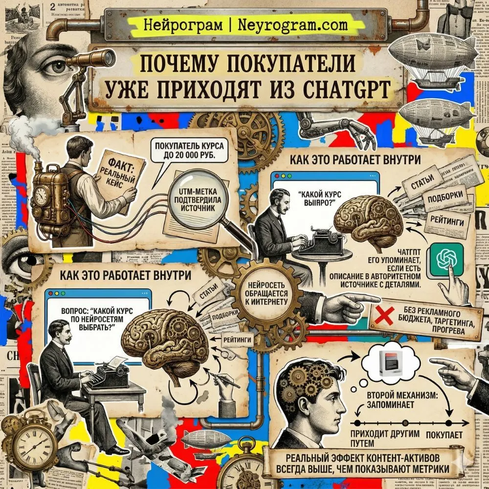 нейроактивы, клиенты из нейросетей, ChatGPT трафик